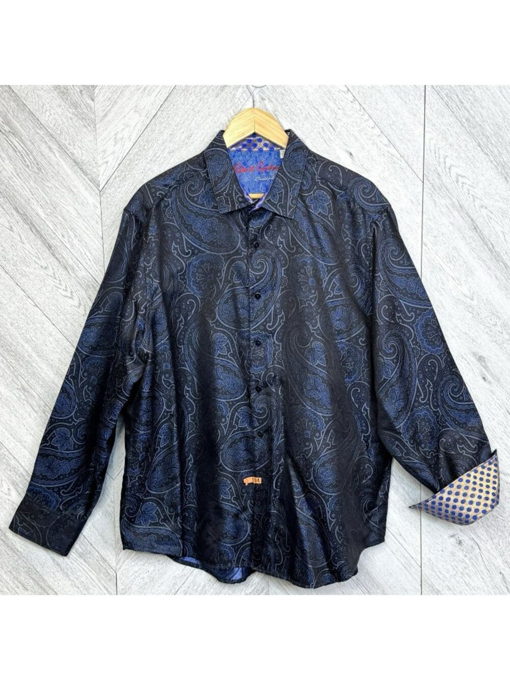 Robert Graham Limited Edition Daystar Shirt Classic Fit Mens 3XL Paisley Silk